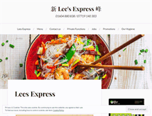 Tablet Screenshot of lees-express.com